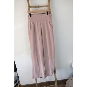 prAna Shea Hot Shot Wide Leg Light Pink Soft Pants  high rise Lounge Womens M
